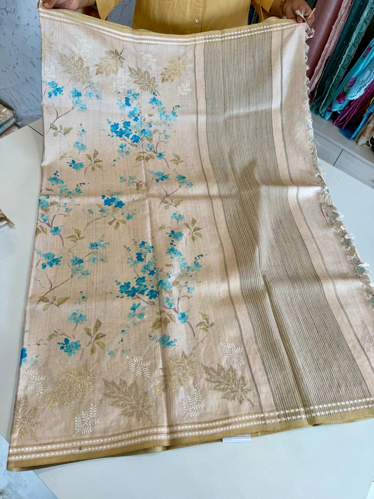 Soft semi Tussar Saree/ 2295