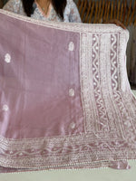 Viscous organza saree/ 3341