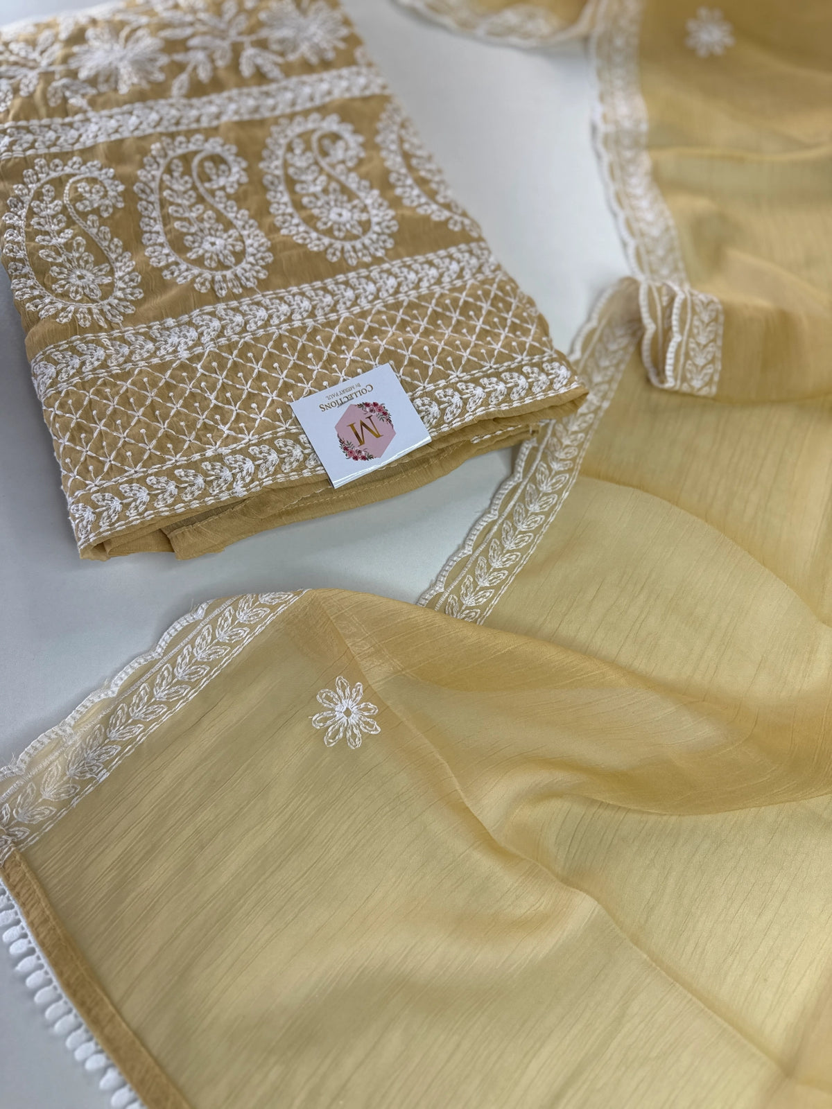 Chiffon unstitched salwar set / NC242