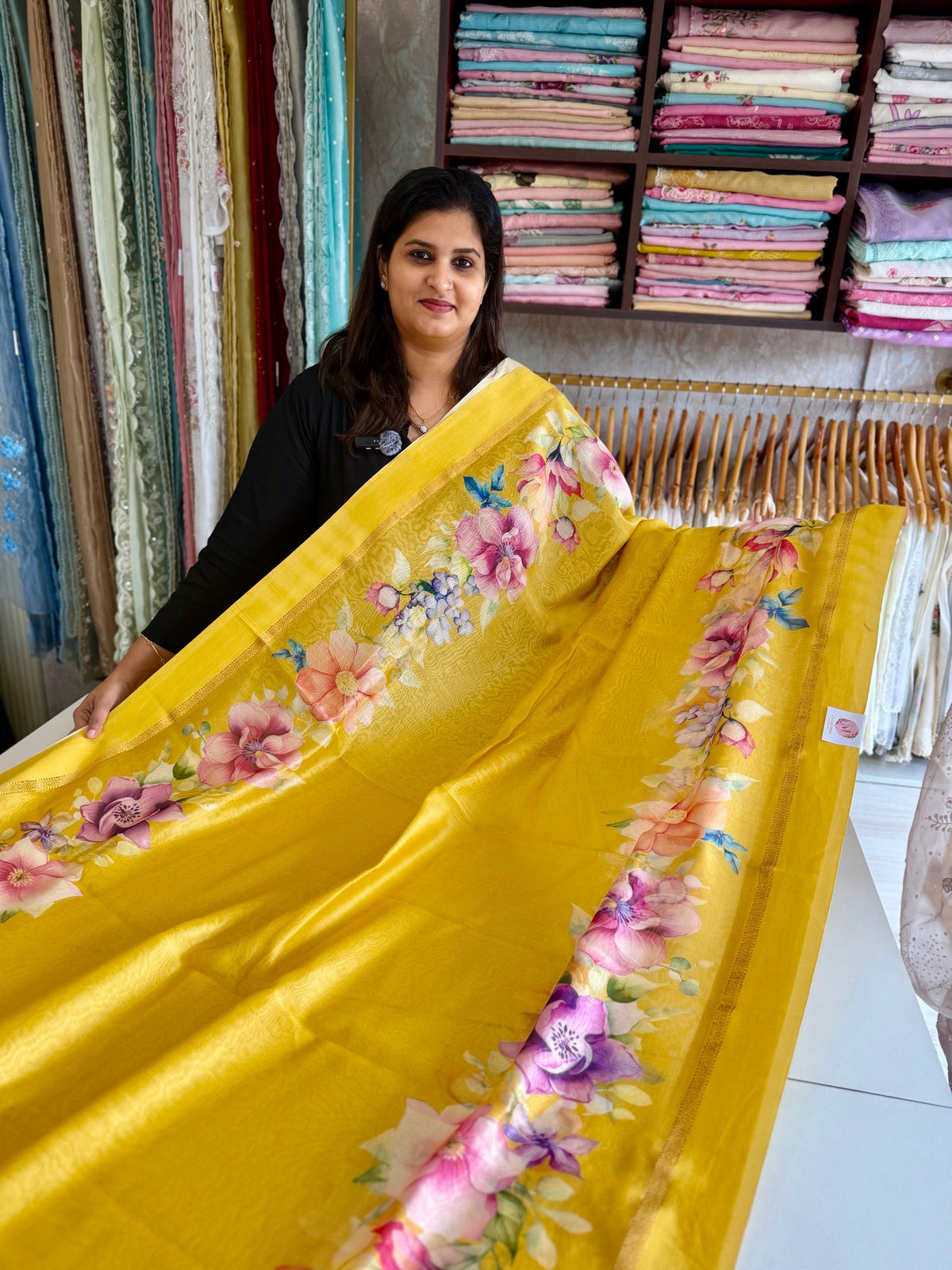 Pure Chanderi silk saree/ Z5712