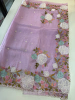 Korean Organza Saree/ MSA122