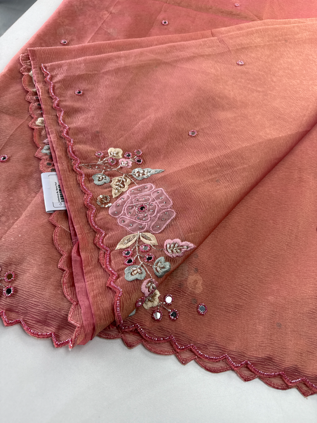 Crushed Tissue Saree/ SP007
