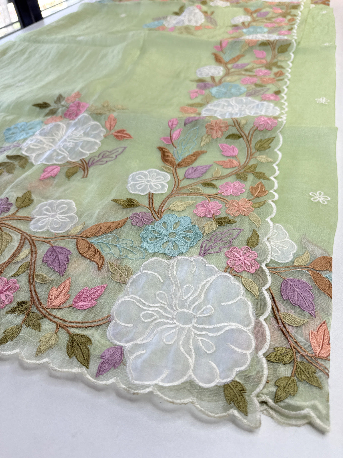 Korean Organza Saree/ MSA122