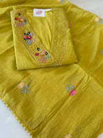 Soft Chanderi blended unstitched salwar set / NC138