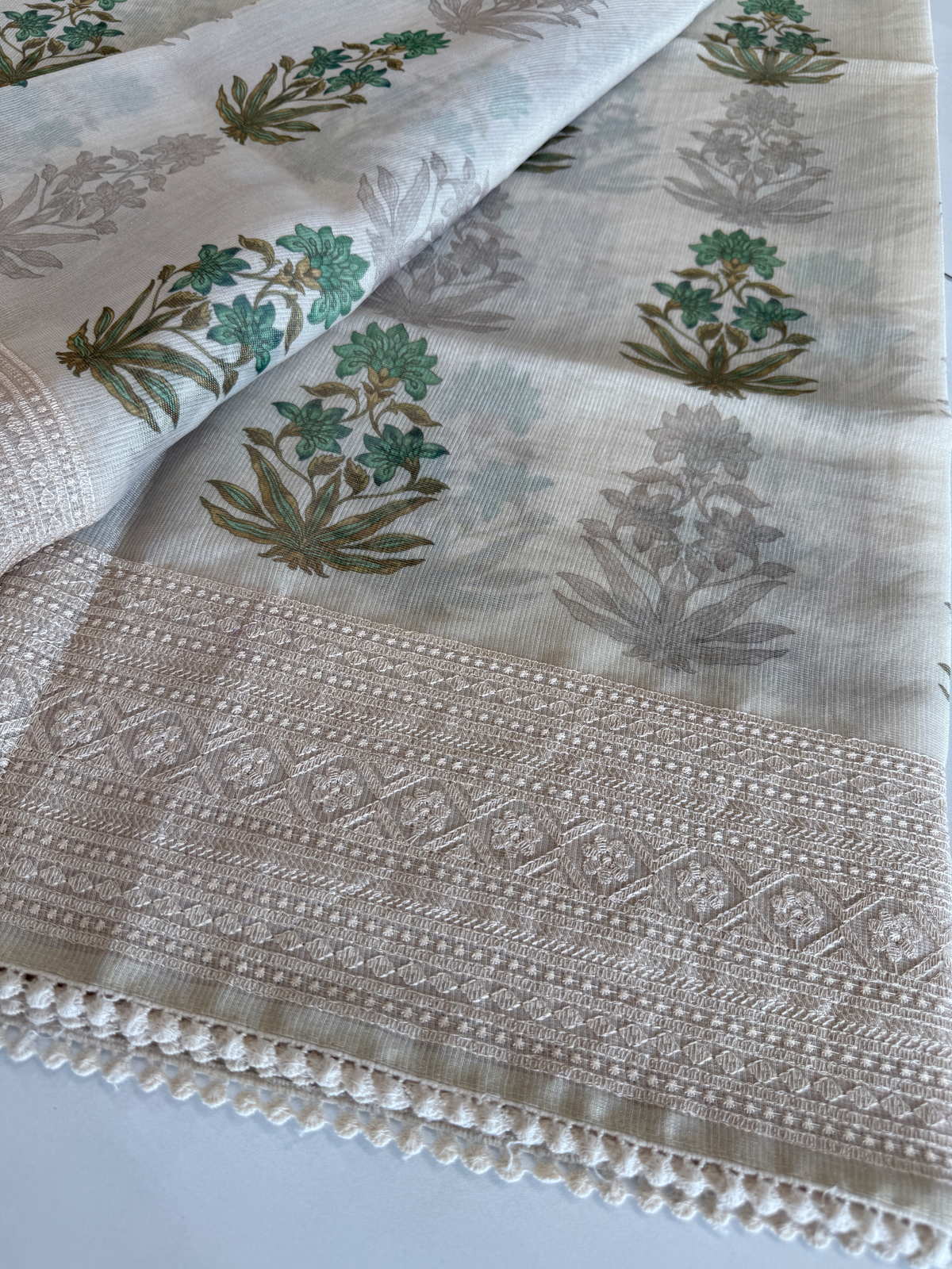 Tissue net kotta Saree/ K610