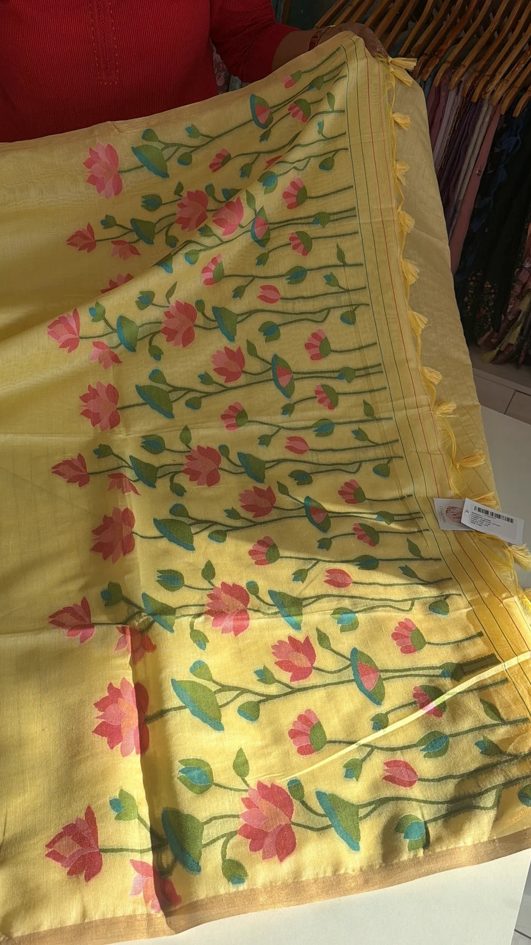 Soft Chanderi jamdhani weaves / SA74