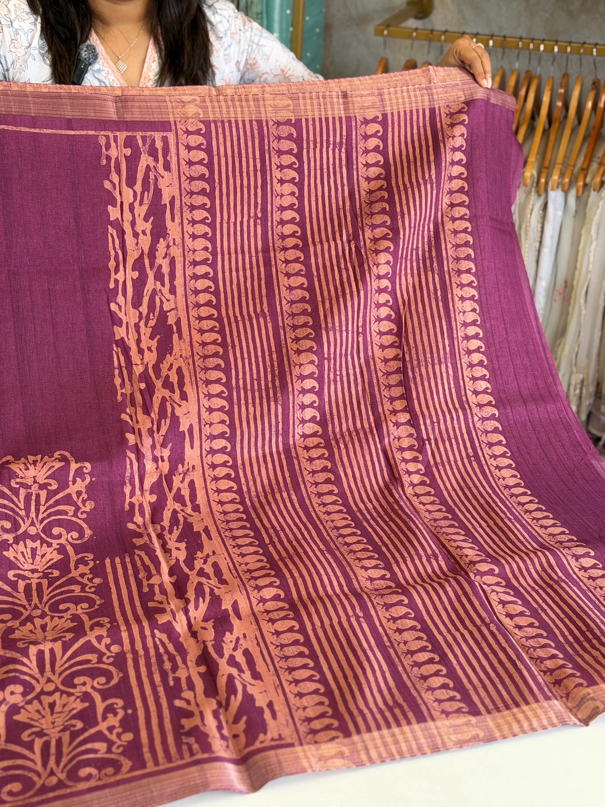 Semi Tussar Saree/ KE11
