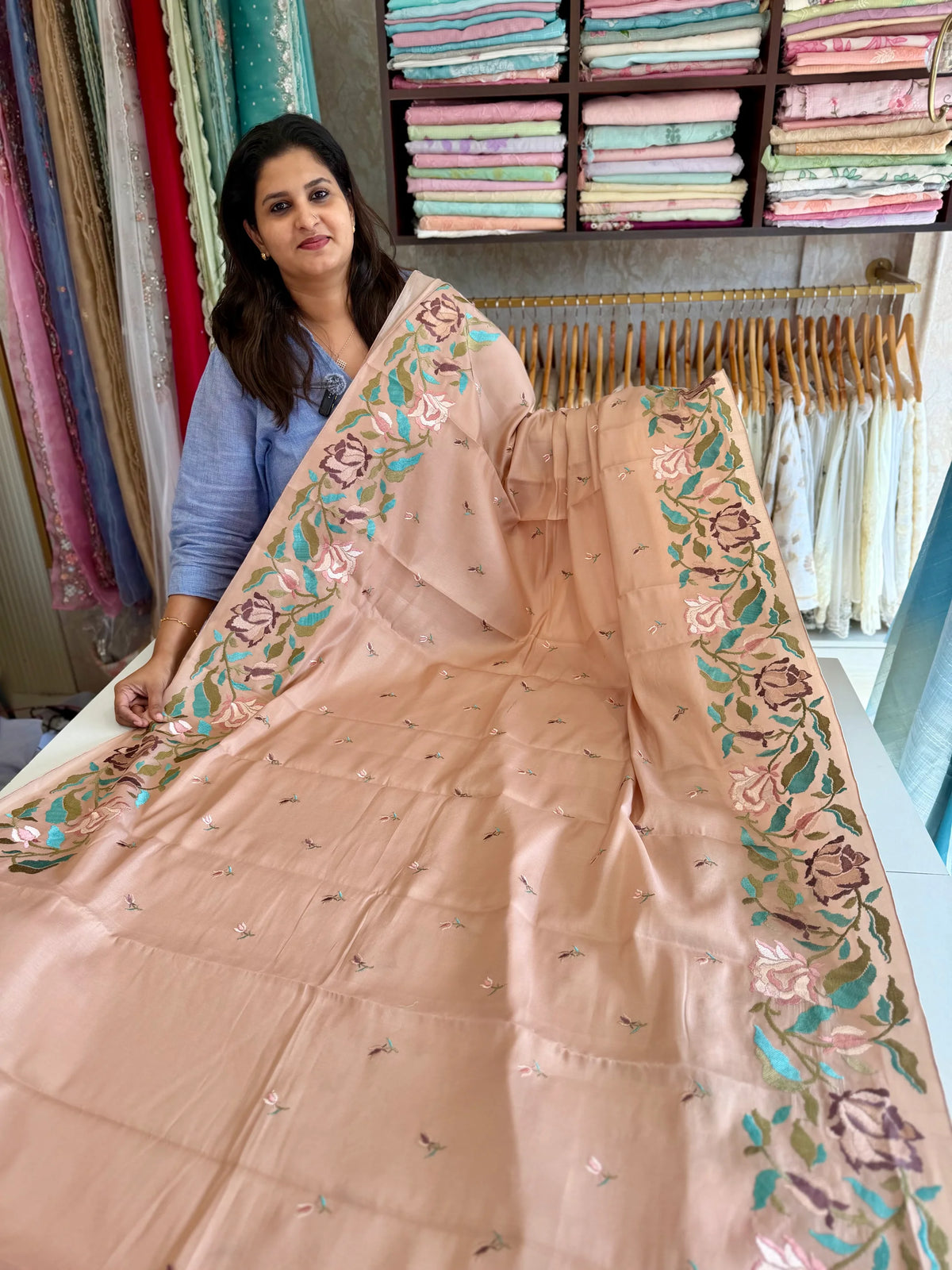 Dola silk saree/ 132EFS