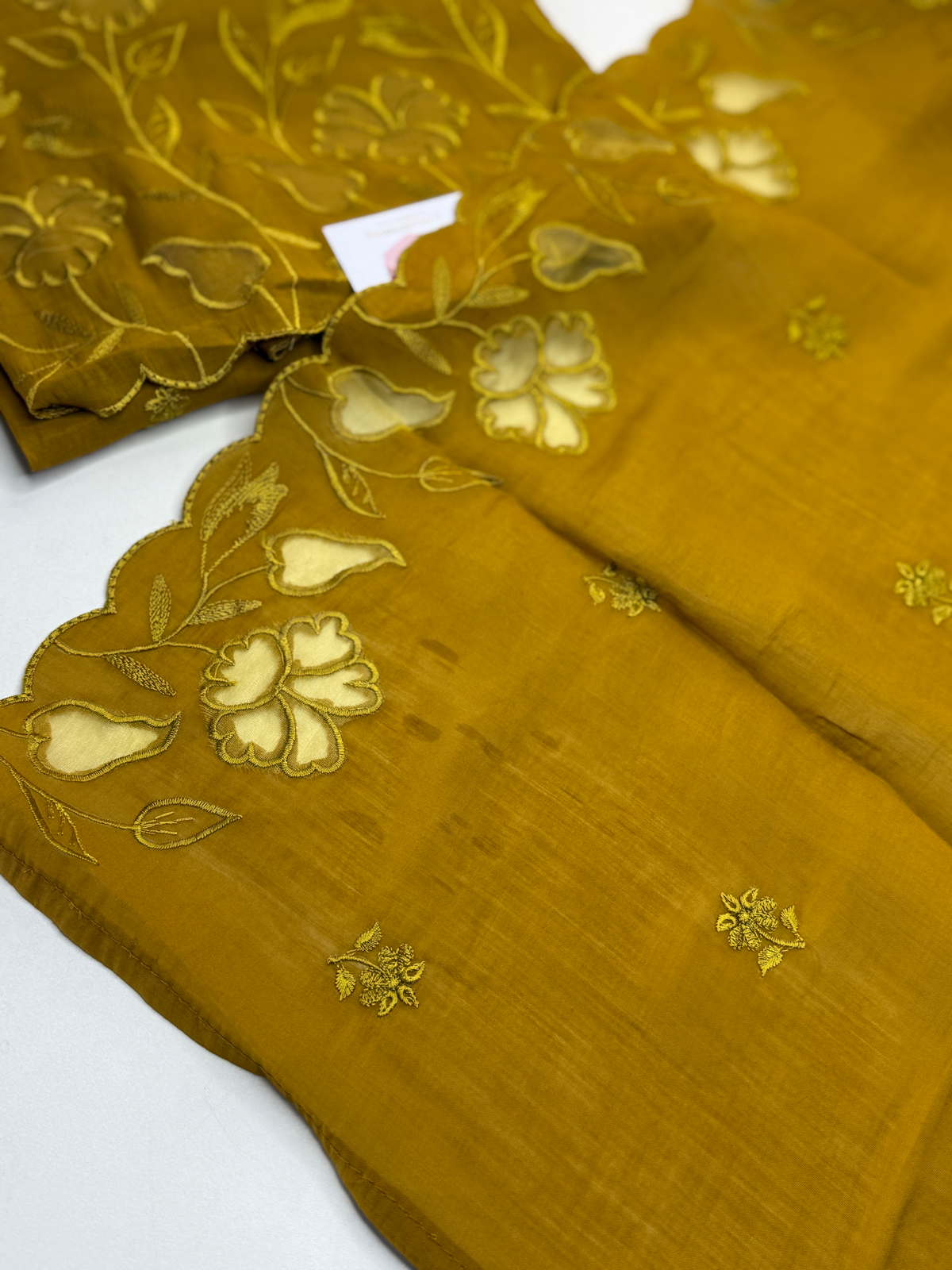 Soft Chanderi unstitched salwar set / 169B