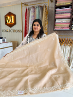Crushed Crape Saree/ HW507