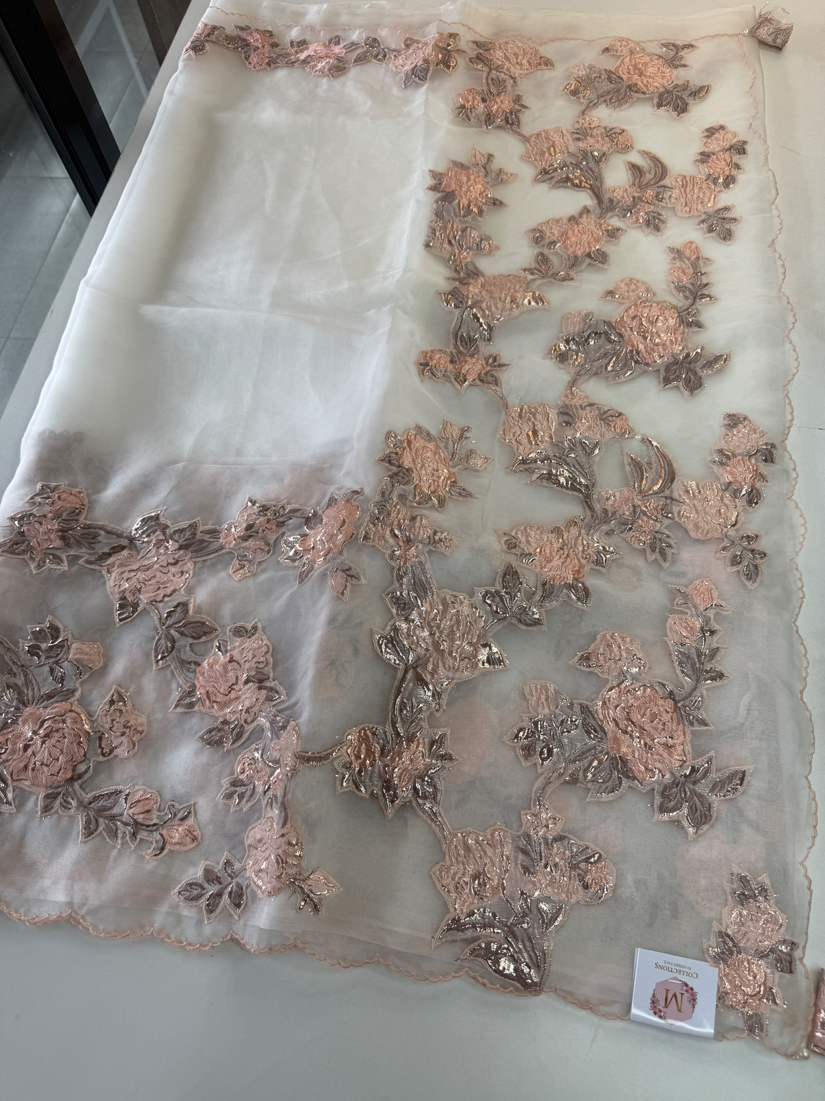 Soft organza premium saree/ AP505