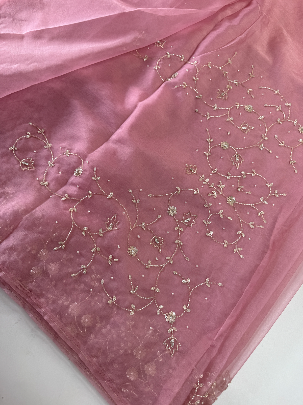 Soft Organza party wear saree/ HM115