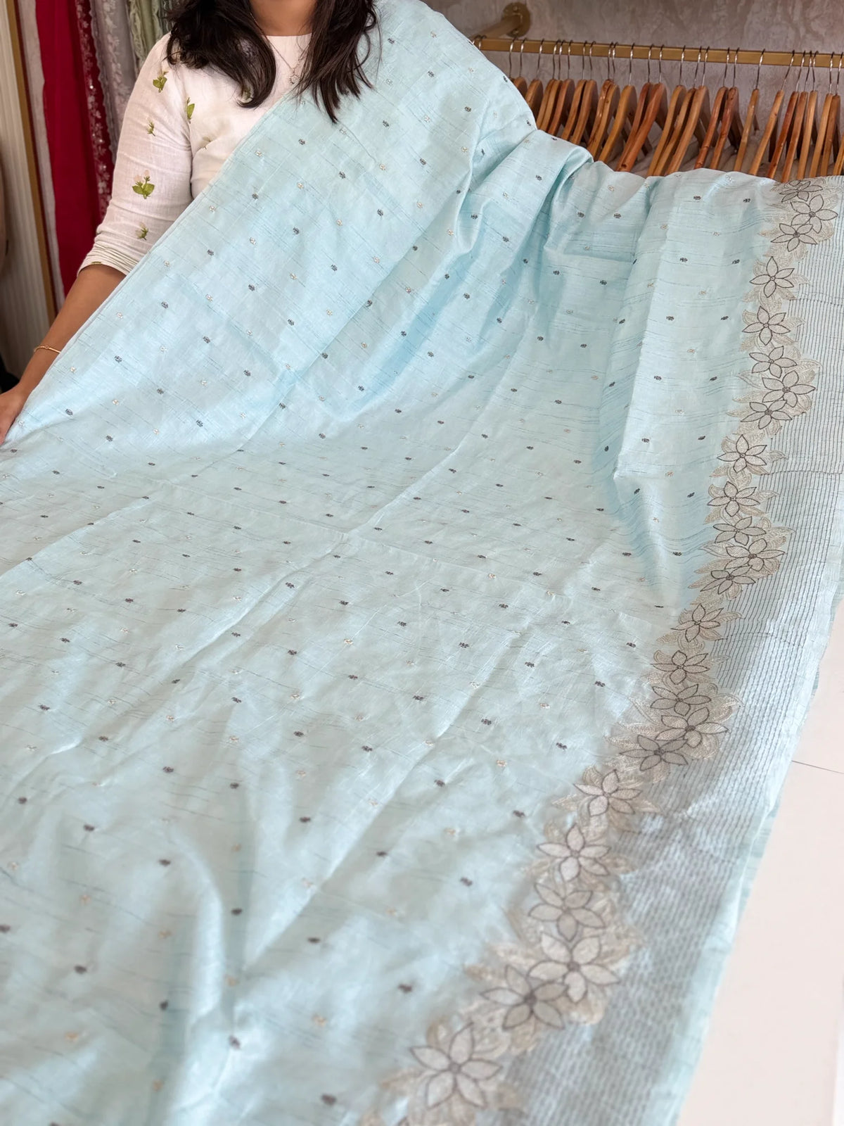 Semi silk saree/ ND57