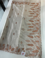 Tissue Saree (Silver)/ 121EFS