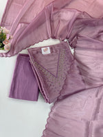 Unstitched Tissue Organza Salwar Set / S1252