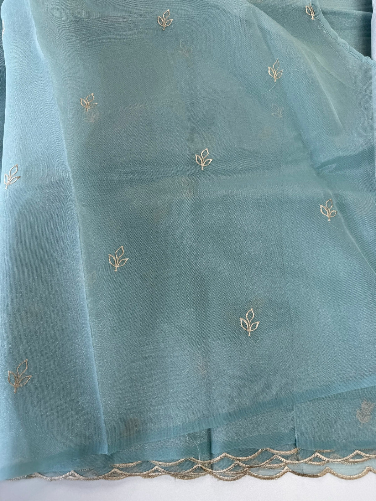 Chanderi Tissue Blend saree design 3/ RF54
