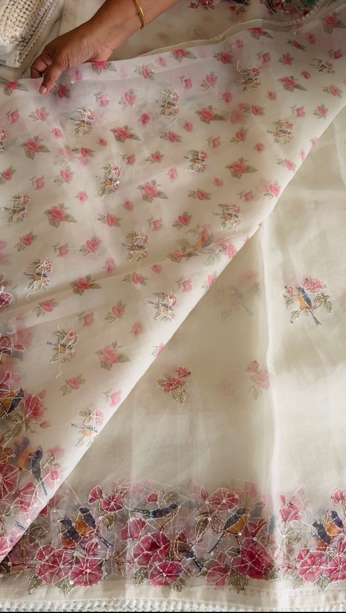 Organza Saree/ D5333