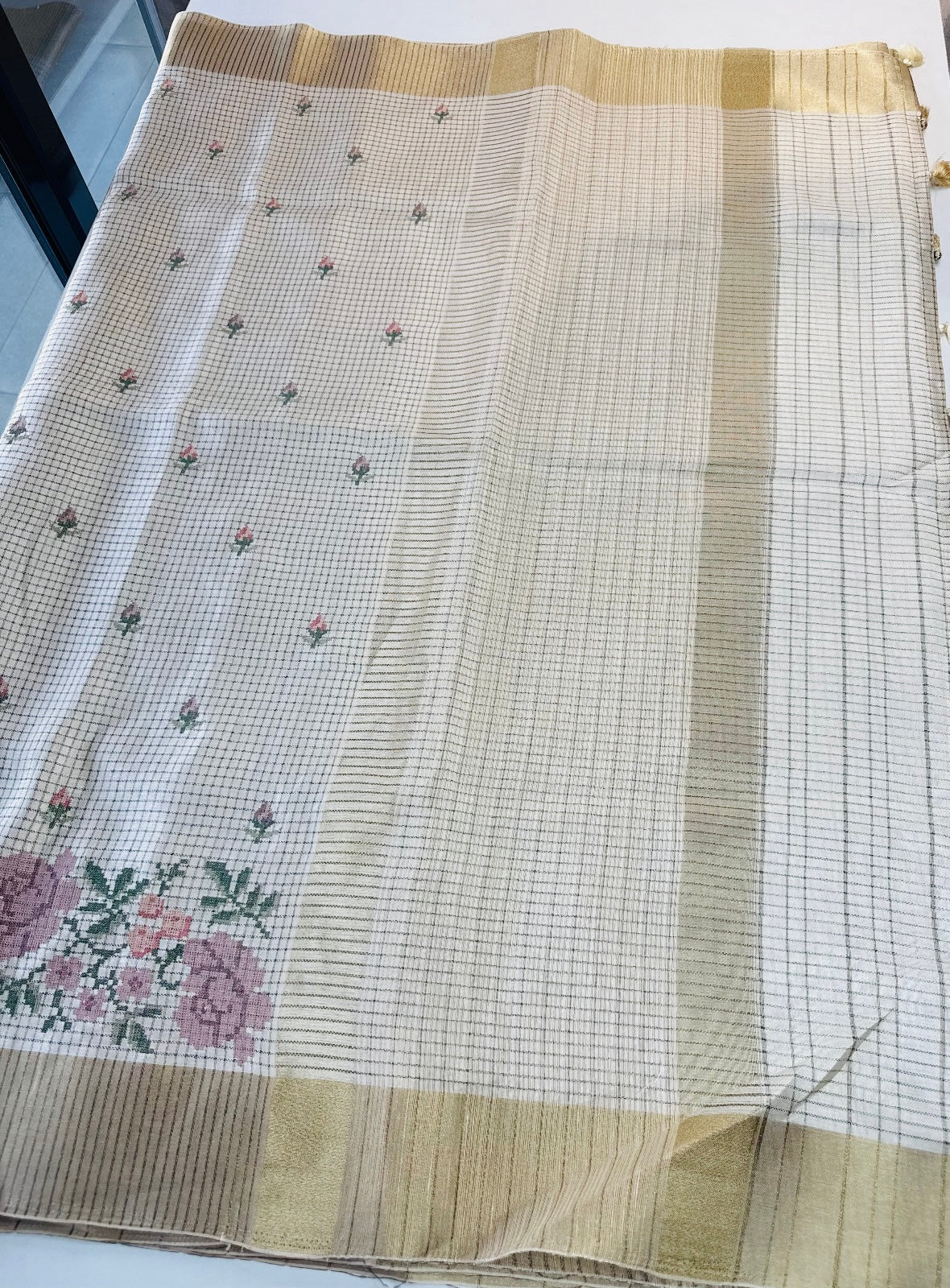 Soft semi Tussar saree/ 1681