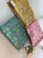 Chanderi Tissue saree/ D110