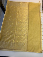 Soft semi Tussar saree/D435