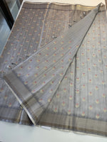 Soft semi Tussar Saree/ D390