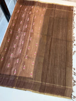 Soft Semi Tussar Saree/D462