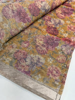 Crushed Tissue Saree / RU687