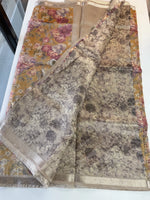 Crushed Tissue Saree / RU687