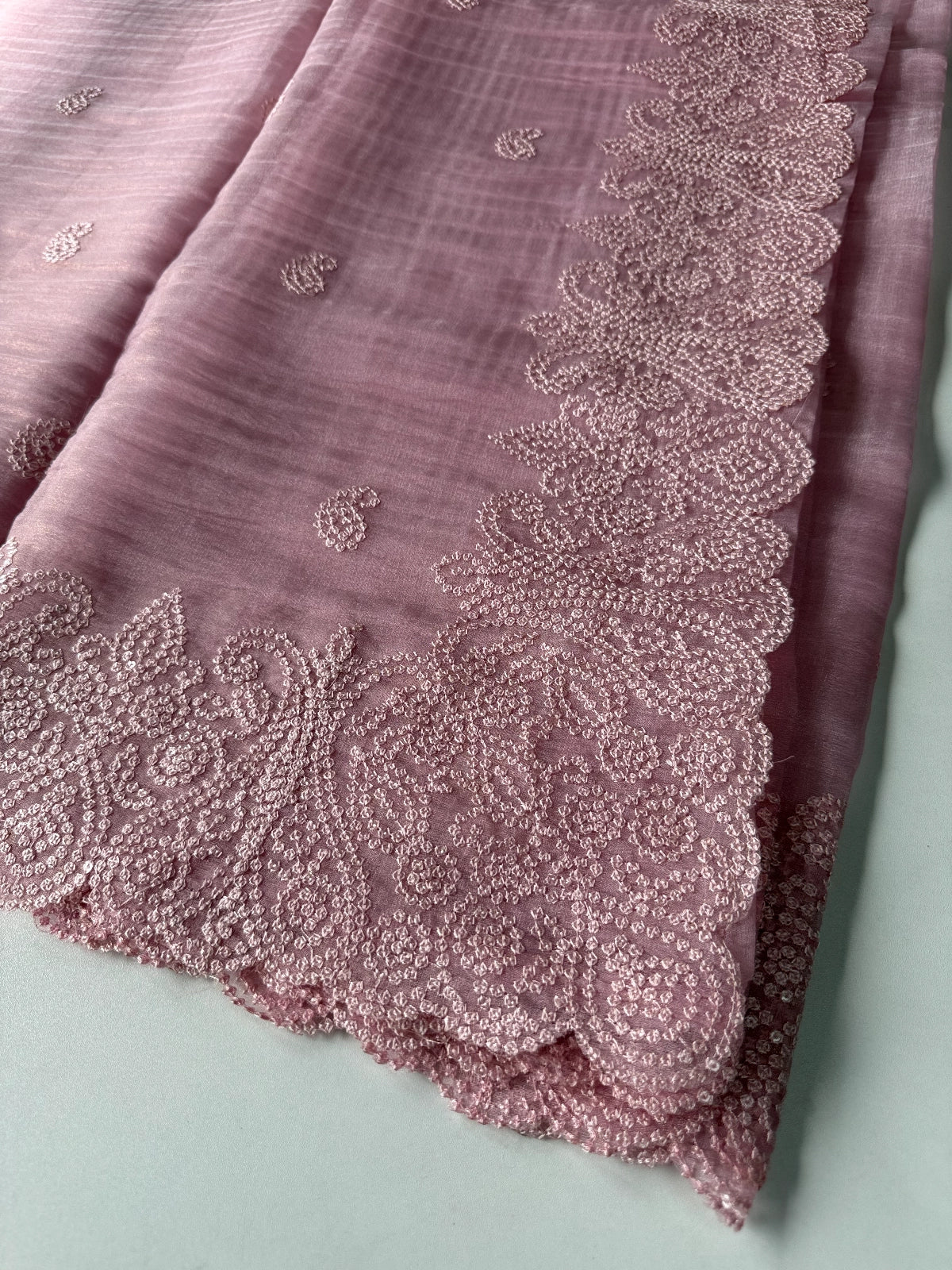 Shimmer crushed georgette/D14874