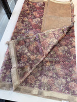 Crushed Tissue Saree / RU687