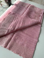 Shimmer crushed georgette/D14874