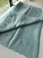 Shimmer crushed georgette/D14874