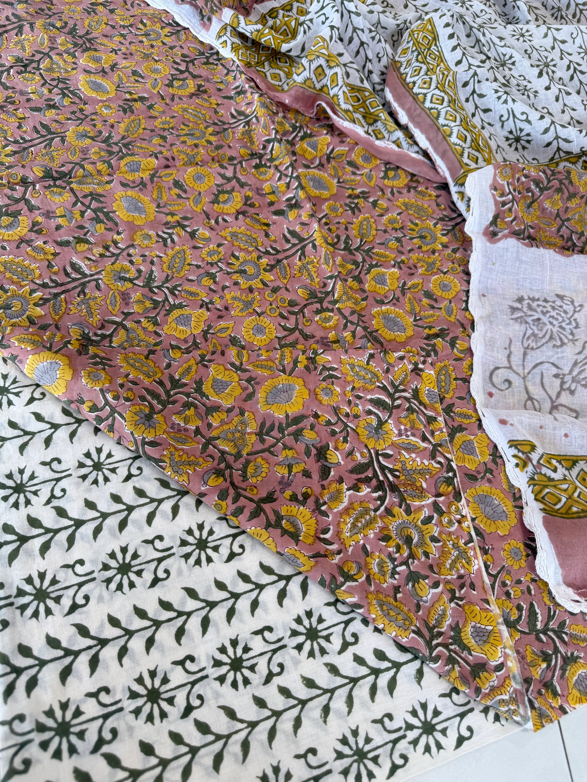 Cotton 3 piece salwar set / NC135