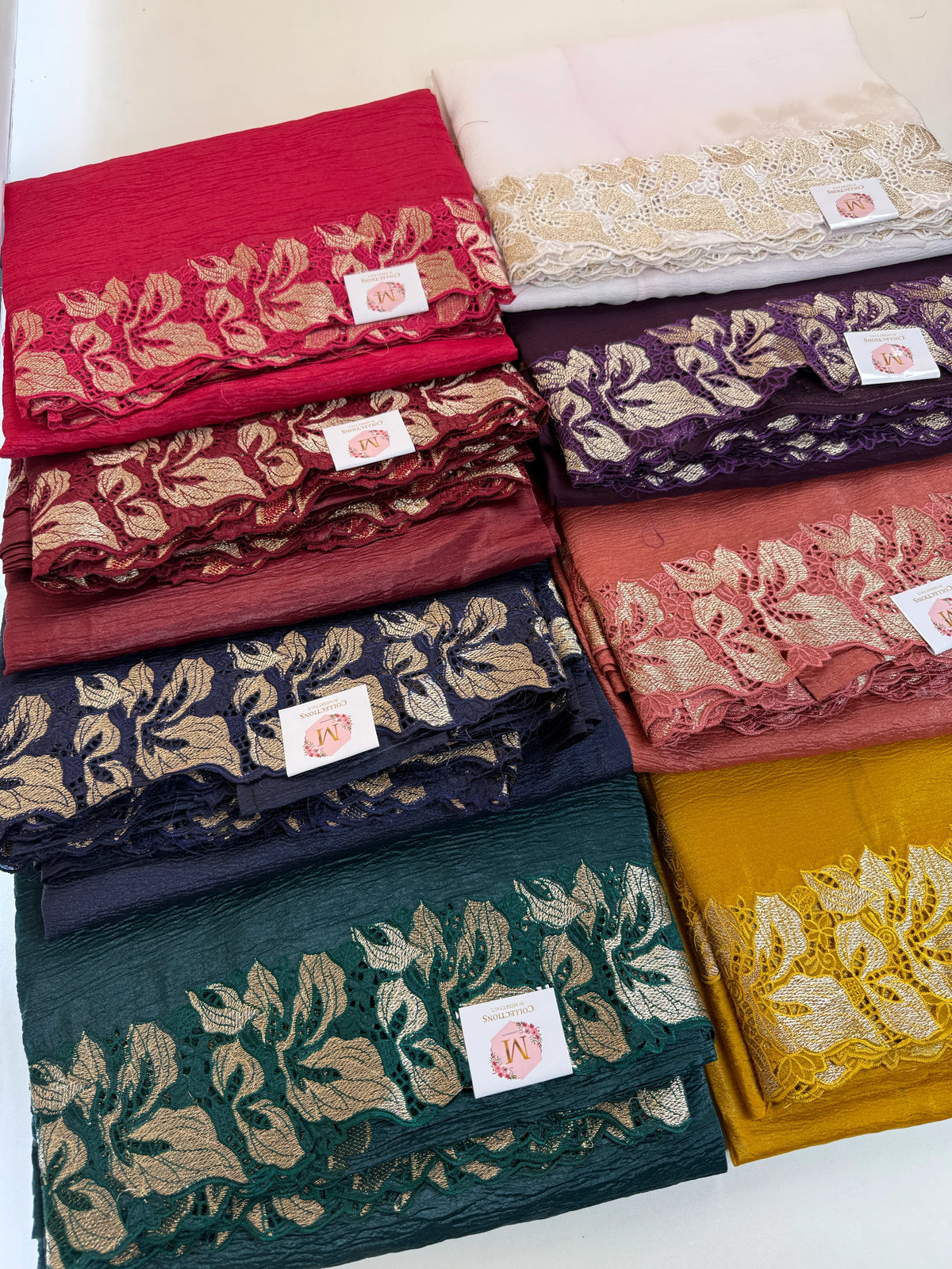 Crushed Crape Saree/ CW526