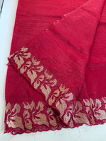 Crushed Crape Saree/ CW526
