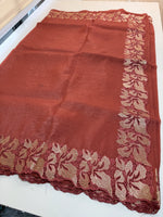 Crushed Crape Saree/ CW526