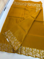 Crushed Crape Saree/ CW526