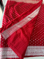 Banaras weaved semi silk saree/ MC324