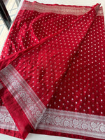 Banaras weaved semi silk saree/ MC324