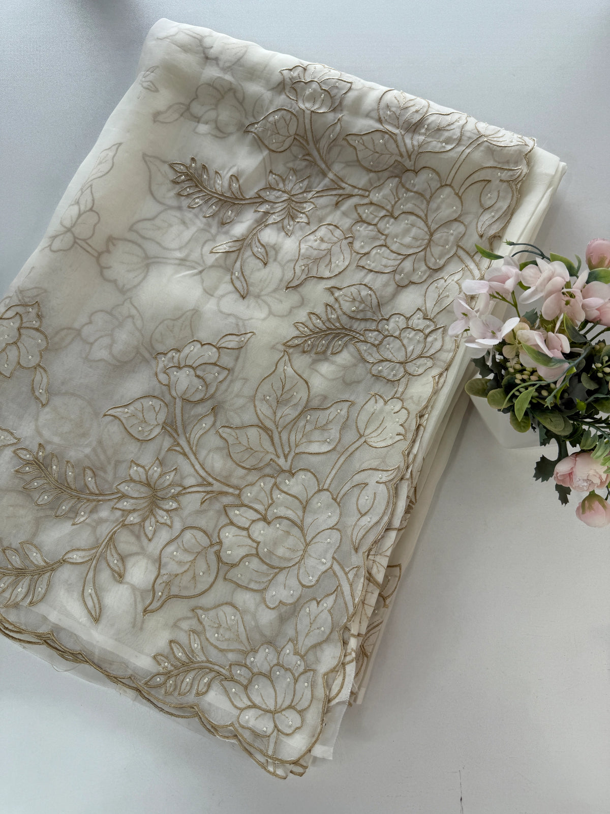 Viscous Organza Saree/ AWS22