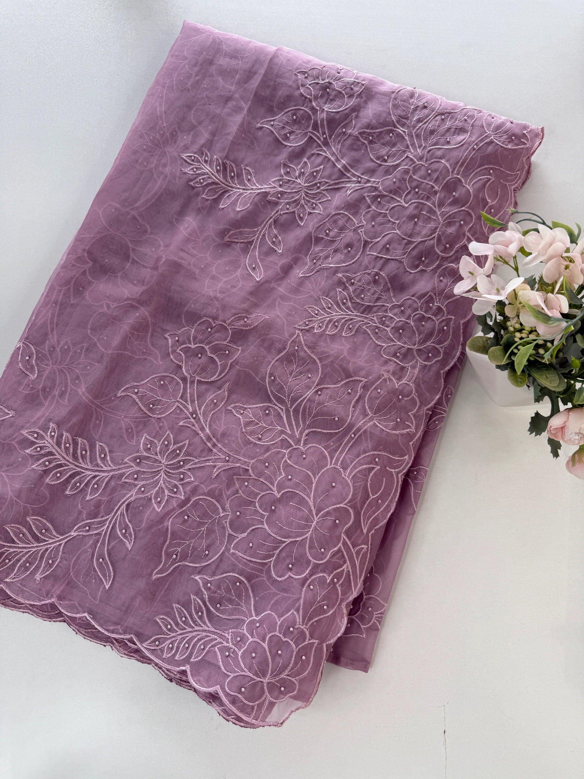 Viscous Organza Saree/ AWS22