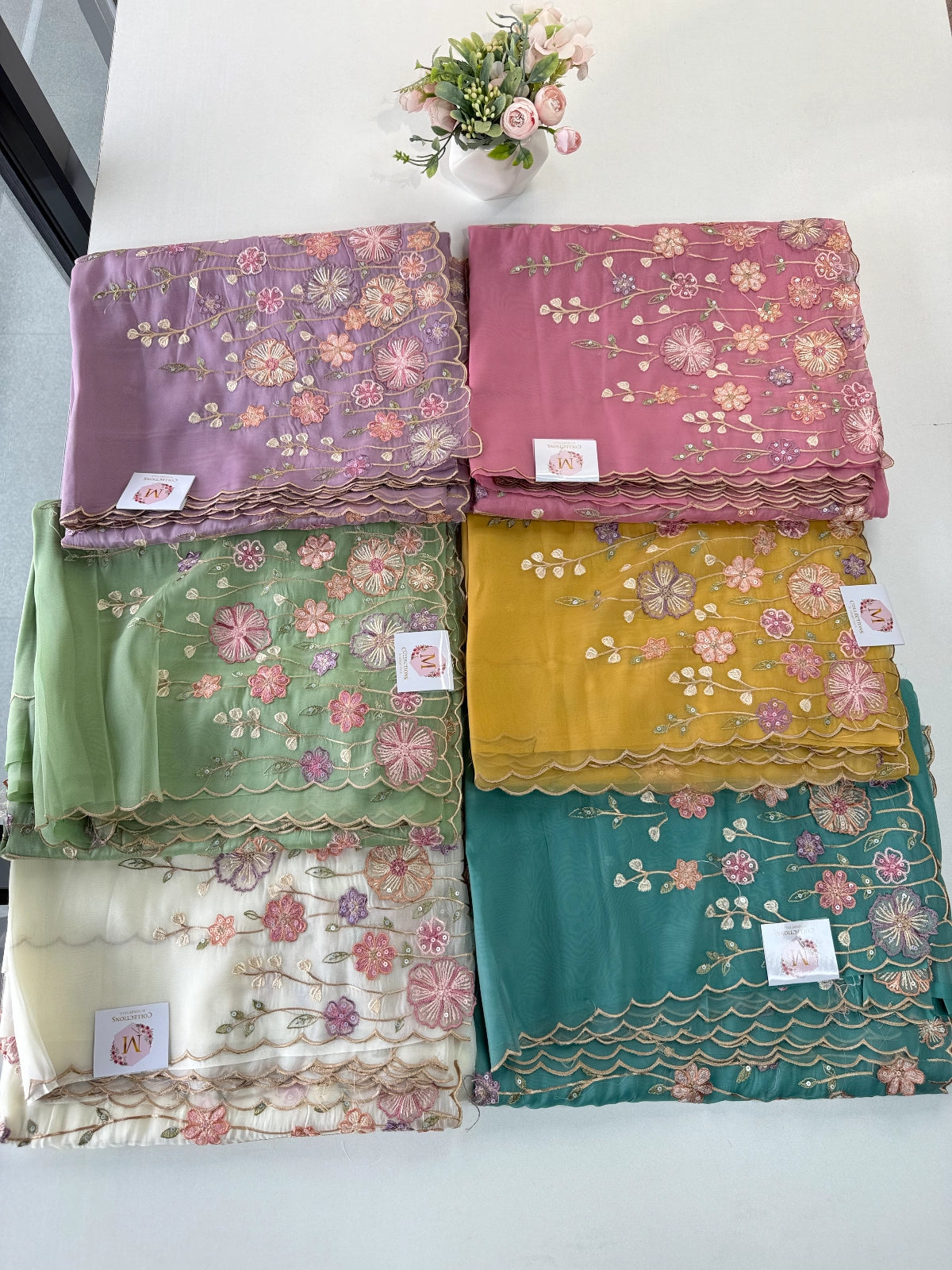 Semi Viscous Organza Saree / AWS74