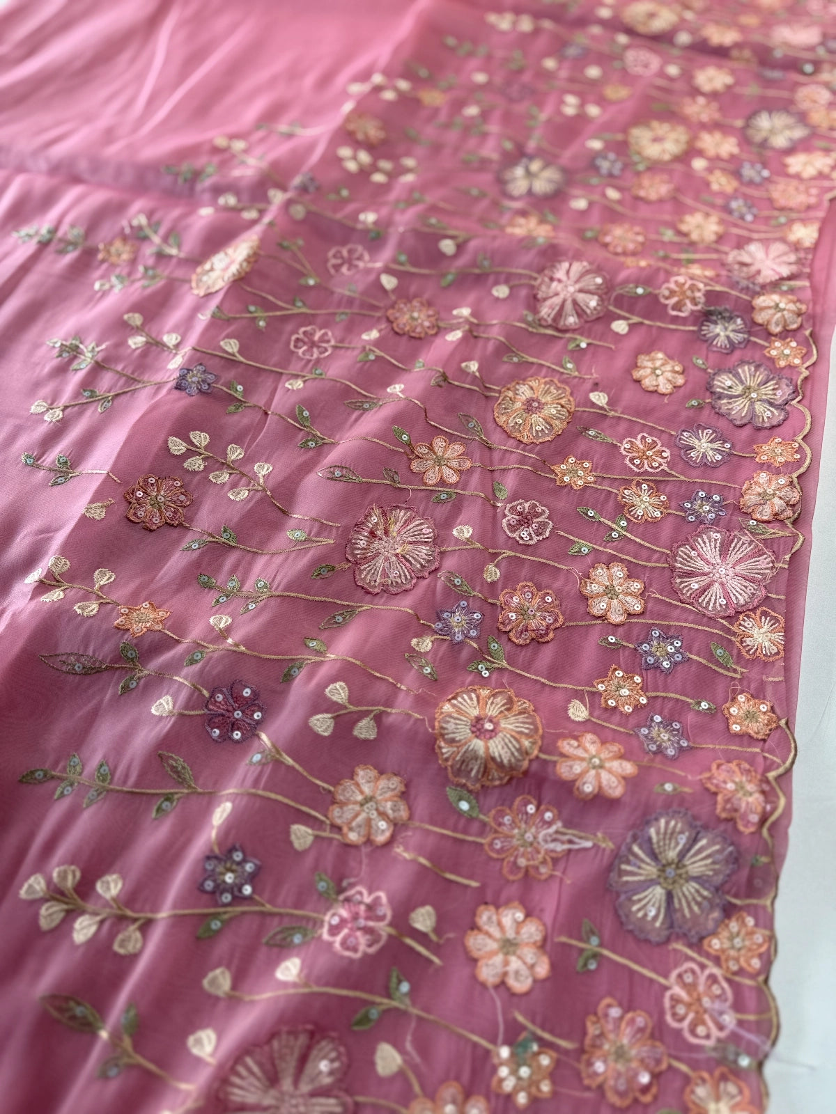 Semi Viscous Organza Saree / AWS74