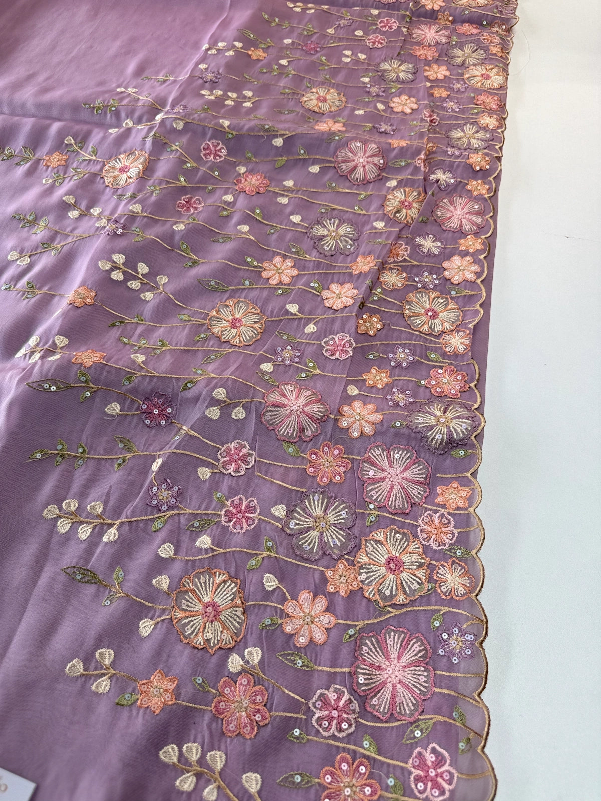 Semi Viscous Organza Saree / AWS74