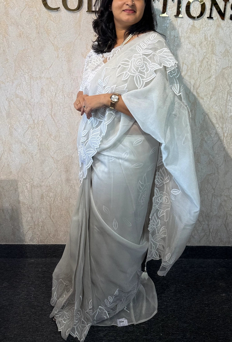 Premium Georgette tissue blend organza/ MC437