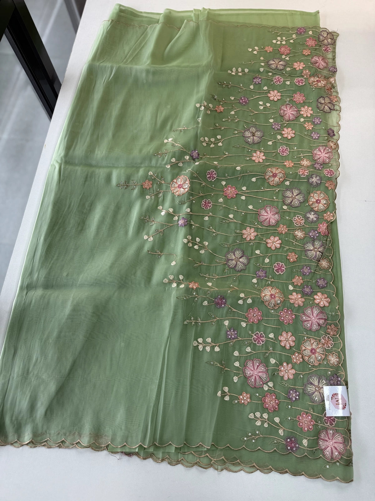 Semi Viscous Organza Saree / AWS74