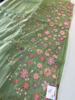 Semi Viscous Organza Saree / AWS74