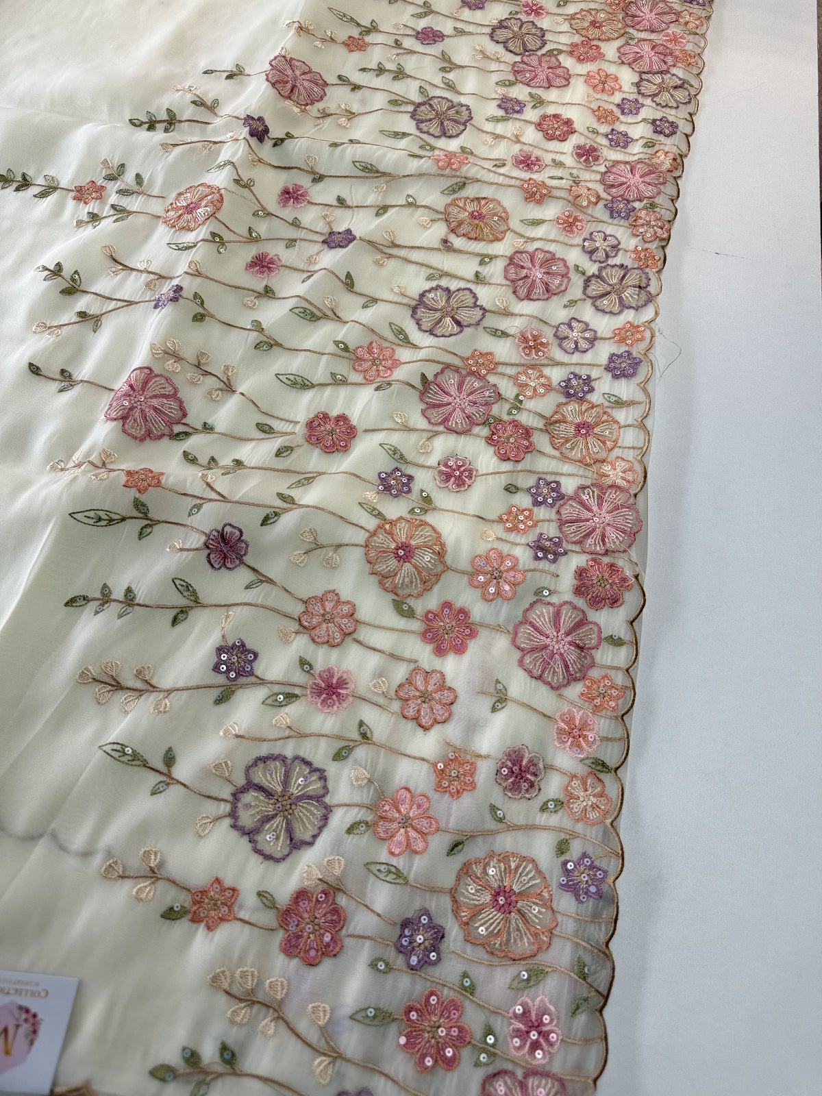 Semi Viscous Organza Saree / AWS74