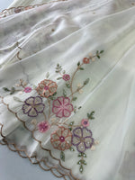 Semi Viscous Organza Saree / AWS74