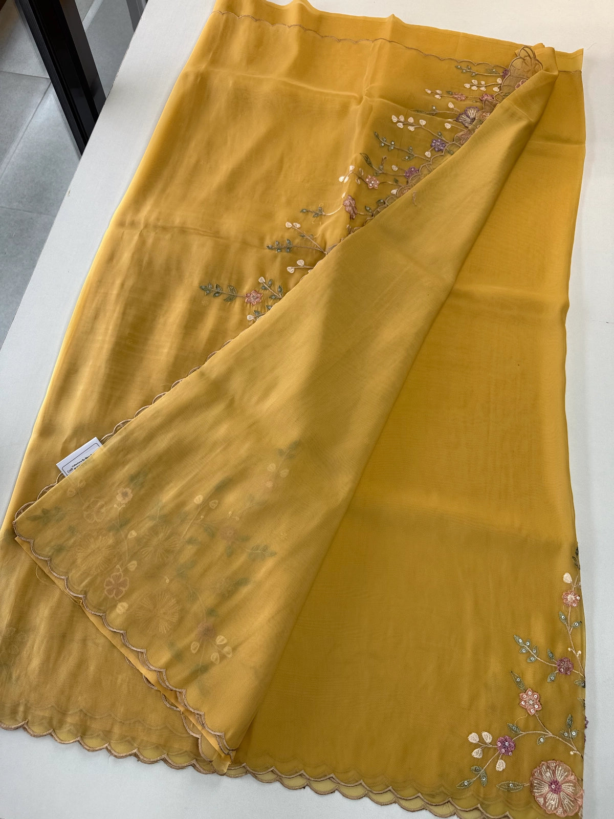 Semi Viscous Organza Saree / AWS74